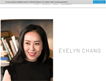 Tablet Screenshot of evelynchang.com